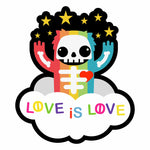 Love is Love Skele-stor 3" Waterproof Sticker