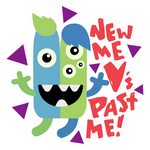 New Me Loves Past Me 3" Waterproof Sticker