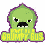 Grumpy Gus 3" Waterproof Sticker
