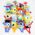 Stuffed Monsters 12 Pack for Party Favors & Sugar-Free Halloween Treats